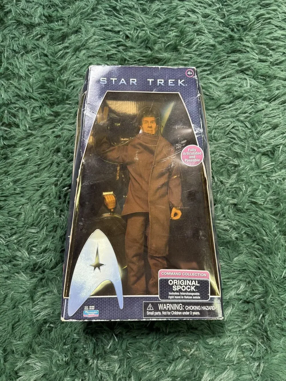 Star Trek Command Collection Original Spock Action Figure Playmates Toys